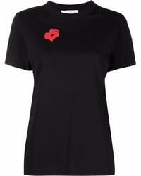 Sonia Rykiel - Poppy-print Short Sleeved T-shirt - Lyst