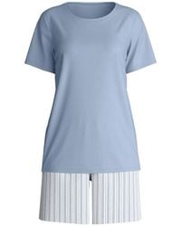 CALIDA - Striped Dreams Pyjama Set - Lyst