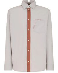 Marni - Besticktes Hemd mit offenem Kragen - Lyst
