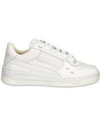Filling Pieces - Perforated Mesh Leather Sneakers - Lyst