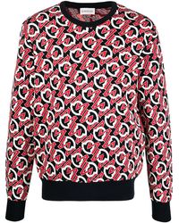 Moncler - Jacquard-Logo Crew-Neck Jumper - Lyst