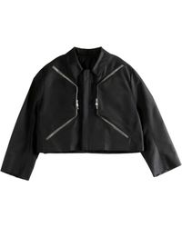 Rick Owens - Zip-Up Cropped Jacket - Lyst