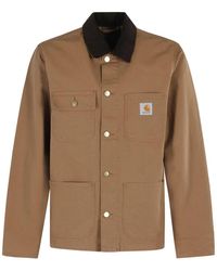 Carhartt - Michigan Hamilton Corduroy-Collar Buttoned Jacket - Lyst
