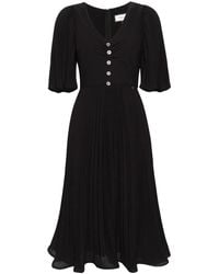 Nissa - Rhinestone-Embellished Pleated Dress - Lyst