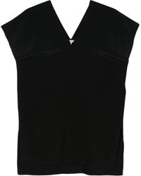 Aspesi - Blusa Con Scollo A V - Lyst