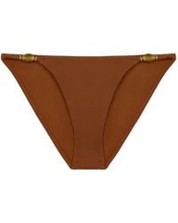 ViX - Firenze Olivia Bead-Embellished Bikini Bottoms - Lyst