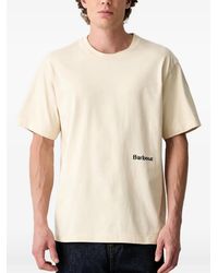 Barbour - Logo-Print Graphic-Back T-Shirt - Lyst