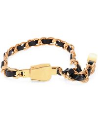 Balmain - Chain-Link Leather Belt - Lyst
