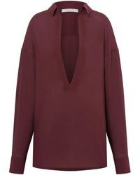 Philosophy Di Lorenzo Serafini - Belted Long-Sleeve Dress - Lyst