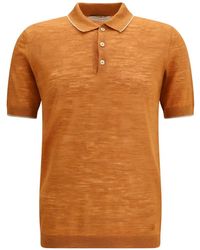 Brooksfield - Button Trim Polo Shirt - Lyst
