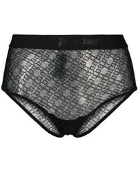 Palm Angels - Logo-Waistband Lace Briefs - Lyst