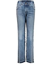 Maison Margiela - Stonewashed-Panelled Jeans - Lyst