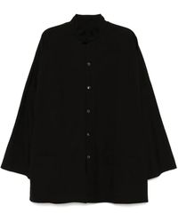 Yohji Yamamoto - Stand-up Collar Shirt - Lyst