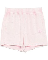 A Bathing Ape - Logo Sweat Short - Lyst