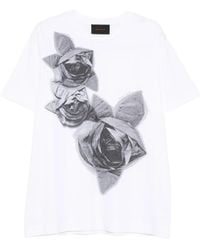 Simone Rocha - Floral-Print T-Shirt - Lyst