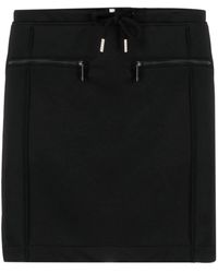 Courreges - Mini-jurk Met Trekkoordtaille En Logopatch - Lyst