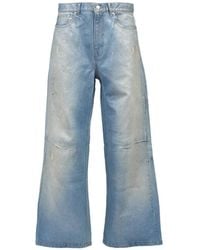 BREATH - Glitter-Coated Distressed Jeans - Lyst