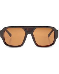 Dolce & Gabbana - Geometric Frame Sunglasses - Lyst