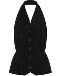 12 STOREEZ - Trevi Halterneck Top - Lyst