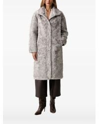 Silvian Heach - Faux-Fur Belted Coat - Lyst