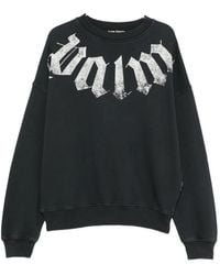 Palm Angels - Big Neck Logo Printed Sweatshirt - Lyst
