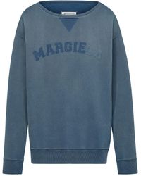 Maison Margiela - Logo Cotton Sweatshirt - Lyst