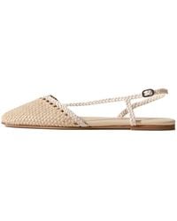 Hereu - Rondaia Woven Flat Pumps - Lyst