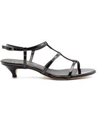 Julie Dee - Strappy Kitten-Heel Sandals - Lyst