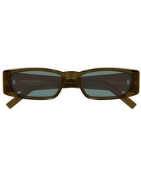 Saint Laurent - Sl 942 Rectangle-Frame Sunglasses - Lyst