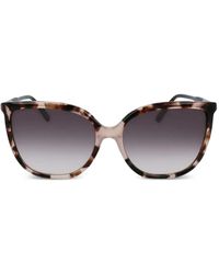 Lacoste - Lunettes De Soleil À Monture Papillon - Lyst