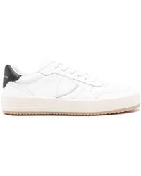 Philippe Model - Temple Veau レザースニーカー - Lyst
