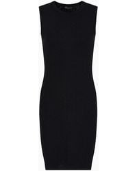 ARMANI EXCHANGE - Monogram-Knit Dress - Lyst