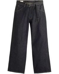 Levi's - Belted Wide-Leg Jeans - Lyst