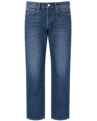 Paul Smith - Organic Authentic Faded-Effect Straight-Leg Jeans - Lyst