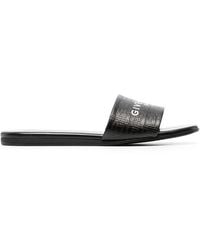 Givenchy - Embossed Logo-Print Slides - Lyst