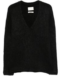 Lauren Manoogian - V-Neck Knitted Sweater - Lyst