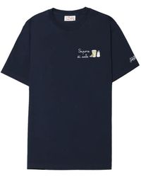 MC2 Saint Barth - Portofino Embroidered-Logo T-Shirt - Lyst