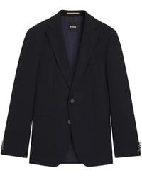 BOSS - Single-Breasted Patch-Pocket Blazer - Lyst