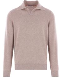 Brunello Cucinelli - Kasjmier Trui Met Polokraag - Lyst