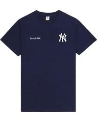 Sporty & Rich - Crew-Neck Logo-Detail T-Shirt - Lyst
