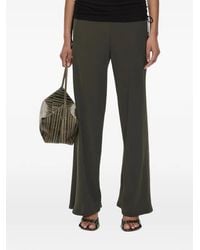 Christopher Esber - Bias-Cut Crepe Wide-Leg Trousers - Lyst