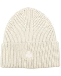 Isabel Marant - Ribbed-Knit Beanie Hat - Lyst