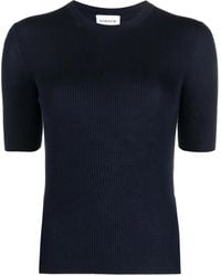 P.A.R.O.S.H. - Leila Ribbed-Knit Wool Top - Lyst