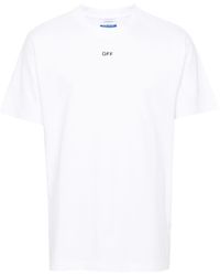Off-White c/o Virgil Abloh - T-shirt Aus Baumwolle "off Stamp" - Lyst