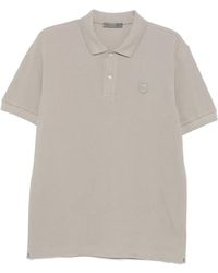 Corneliani - Logo-Patch Polo Shirt - Lyst