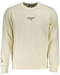 U.S. Grand - Logo-Embroidered Crew-Neck Sweatshirt - Lyst