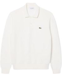 Lacoste - Classic-Fit Logo-Patch Long-Sleeved Polo Shirt - Lyst
