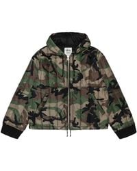 Stussy - Quilted Hooded Jacket - Lyst