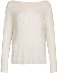 Liu Jo - Jersey con detalles de strass - Lyst