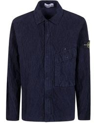 Stone Island - コーデュロイ シャツ - Lyst
